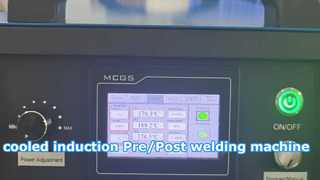 Máquina aquecedora por indução refrigerada a ar para máquina de solda pré/pós