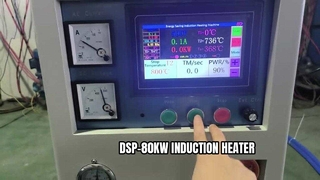 Máquina de aquecimento por indução 80KW para peças de rolamentos, engrenagens, acoplamentos e anéis