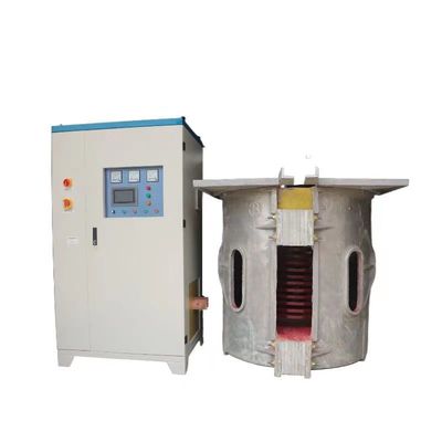 Bom preço Forno de indução para fusão de sucata de aço 300KW-250kg on-line