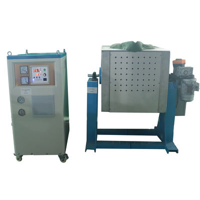 Bom preço Forno de fusão de indução de média frequência 100KW 50KGS máquina de fusão de ferro on-line