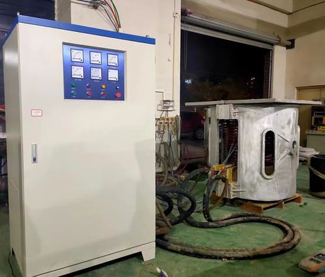 Bom preço Forno de fusão por indução 750kgs para fusão de cobre, latão, bronze on-line
