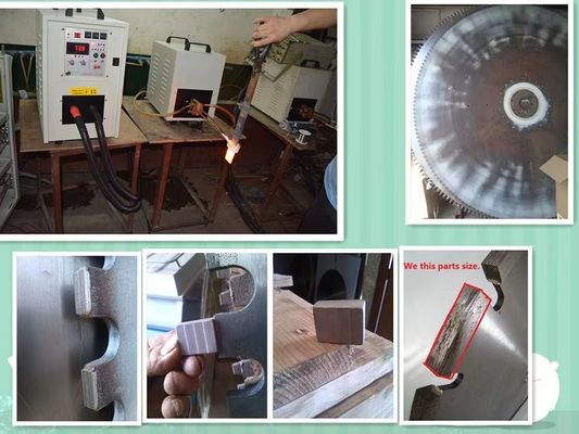 Bom preço Máquina de brasagem por indução de diamante e carboneto 60A Máquina de aquecimento por indução de alta frequência on-line