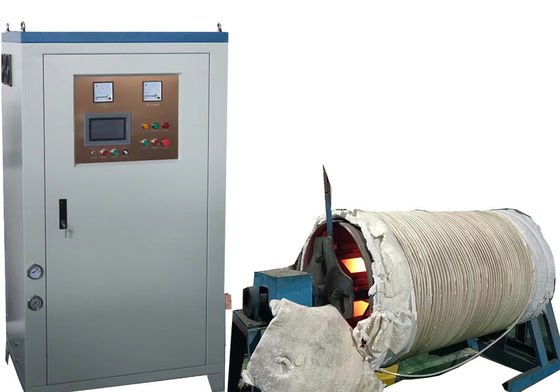 Bom preço Máquina de aquecimento por indução digital de frequência média de 600A 400KW para desmontagem de montagem e forja a quente on-line