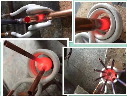 Bom preço Máquina de solda por indução de latão cobre 30-80Khz máquina de aquecimento por indução de alta frequência on-line