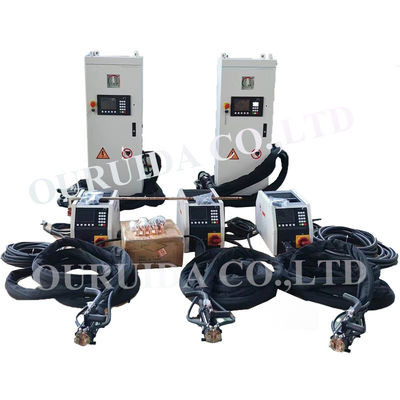 Máquina de aquecimento por indução portátil de 80KW com controlo de temperatura de alta precisão ±1C