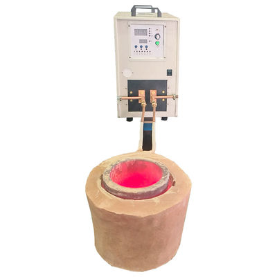 Máquina de fundição por indução IGBT de alta eficiência com forno de 30 kg MF-60KW