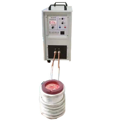Equipamento de Forno de Fusão por Indução de Alta Frequência IGBT para Fundição de Ouro, Prata, Cobre, etc. com Cadinho de Grafite e Quartzo (HF-25KW)