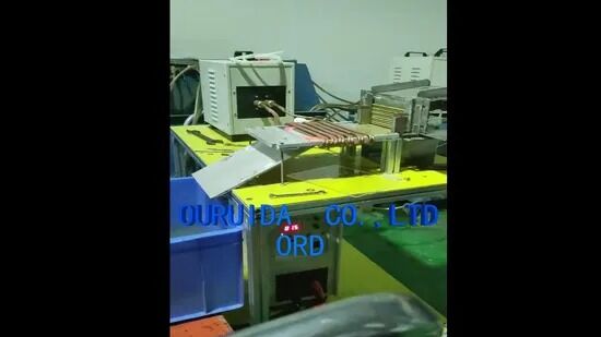 Bom preço Fornecimento direto da fábrica da China Máquina de aquecimento por indução de alta frequência IGBT para forjamento a quente para martelar a barra de aço, barra e barra de cobre (HF-40KW) on-line