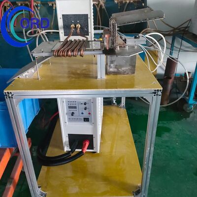 Bom preço Fornecimento direto da fábrica da China Máquina de aquecimento por indução de alta frequência IGBT para forjamento a quente para martelar a barra de aço, barra e barra de cobre (HF-40KW) on-line