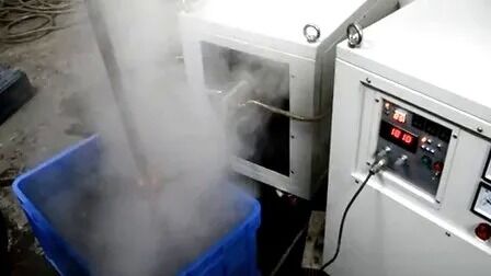 Bom preço Máquina de aquecimento por indução de fábrica chinesa Sf-80kw para aplicação de têmpera na indústria on-line