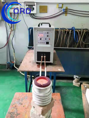 Bom preço Hf-25kw Máquina de Fusão por Indução de Alta Frequência para Fusão de Cobre, Latão, Bronze, Ferro Fundido, Aço, Ouro, etc. com Forno de 5kg on-line