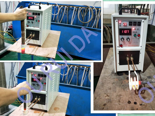 Bom preço Máquina de aquecimento por indução de alta frequência Hf-25kw em promoção para brasagem, soldagem, forjamento, tratamento térmico on-line