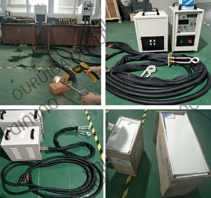Equipamento de aquecimento por indução ultra estável com ligação flexível de 2 M Hf-40ab