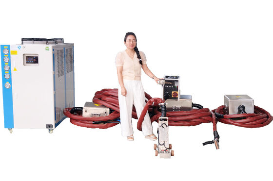 Bom preço Máquina de aquecimento por indução IGBT de 50 kW com refrigeração por água para sistema de endireitação de metais industriais on-line